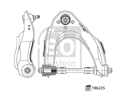 Control/Trailing Arm, wheel suspension
